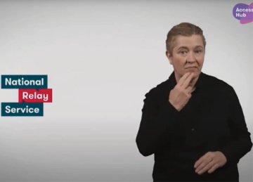 Image of National Relay Service Auslan video